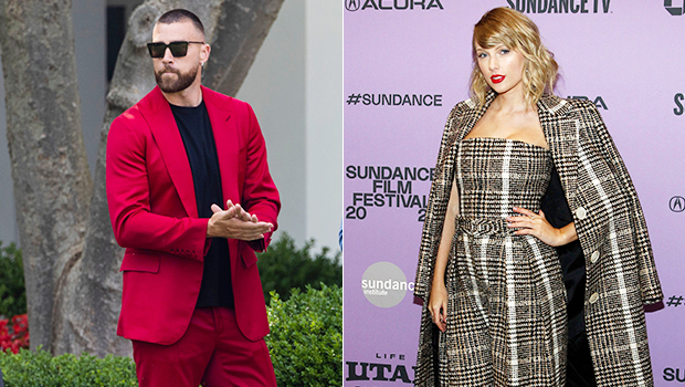 Taylor Swift & Travis Kelce Attend Party & Wear Matching Sweaters – Hollywood Life