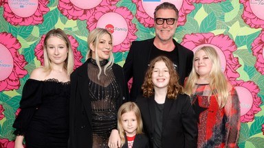 Tori Spelling, Dean McDermott, and kids