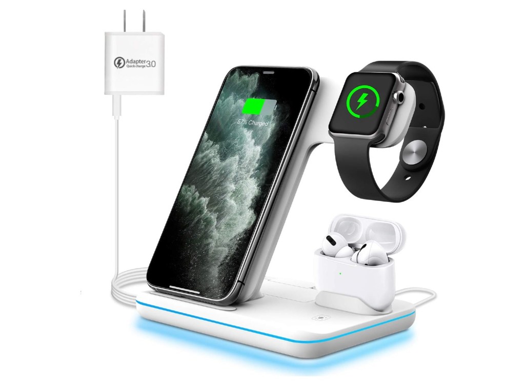 Wireless 3-in-1 Fast Charging Station