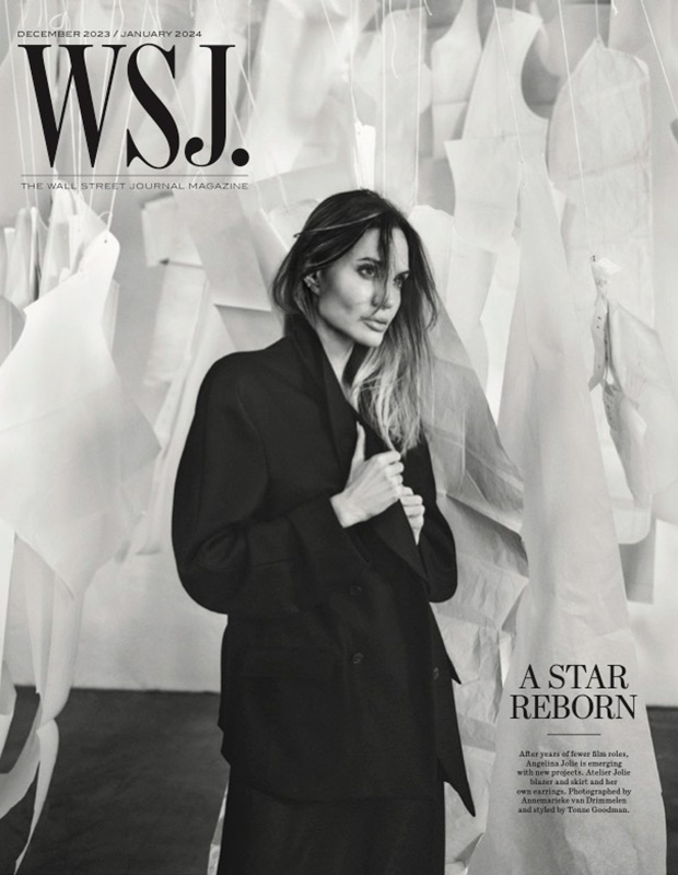 Angelina Jolie on the cover of WSJ Magazine
