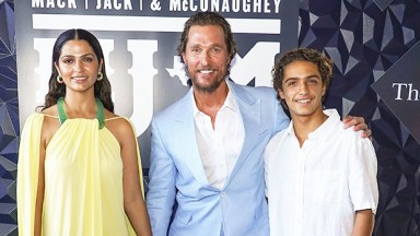 Camila Alves, Matthew McConaughey and their son Levi