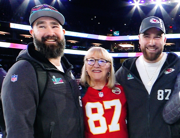 Jason Kelce, Donna Kelce, Travis Kelce