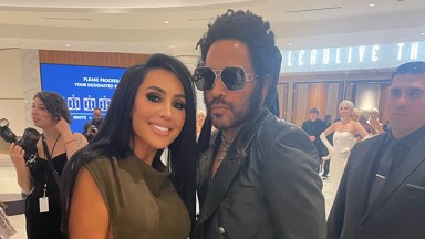 Durana Elmi and Lenny Kravitz