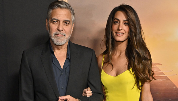 George Clooney's Wife Amal Dazzles in Plunging Bright Yellow Dress at 'The Boys in the Boat' Premiere: Photos