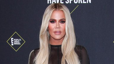 Khloe Kardashian Bares Her Chest in Sexy Black Cutout Gown: Video