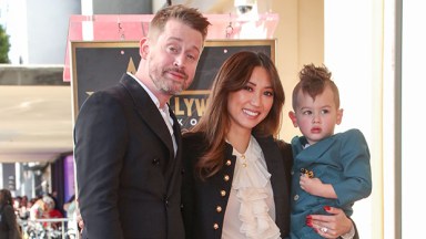 Macaulay Culkin's Sons and Brenda Song Attend Walk of Fame Ceremony