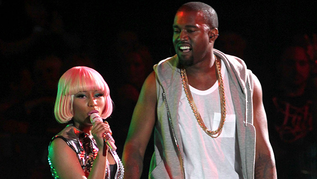 Nicki Minaj and Kanye West performing together