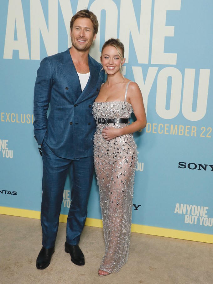 Glen Powell and Sydney Sweeney at the ‘Anyone But You’ Premiere