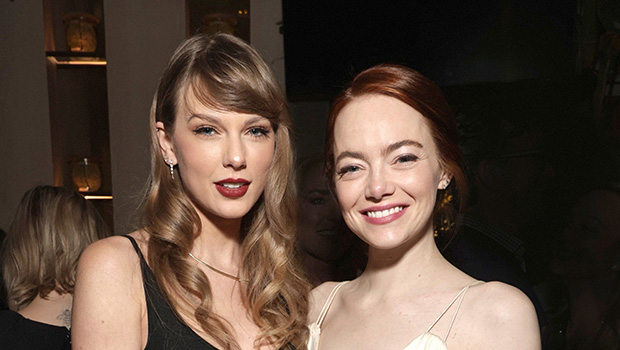 Taylor Swift Stuns in Sultry Black Dress as She Supports Emma Stone at ‘Poor Things’ Premiere