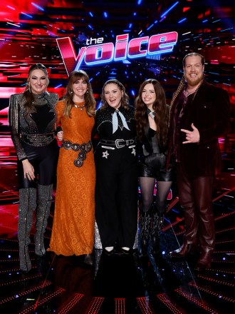 THE VOICE -- "	Live Semi-Final Results" Episode 2421B -- Pictured: (l-r) Jacquie Roar, Lila Forde, Ruby Leigh, Mara Justine, Huntley -- (Photo by: Trae Patton/NBC)