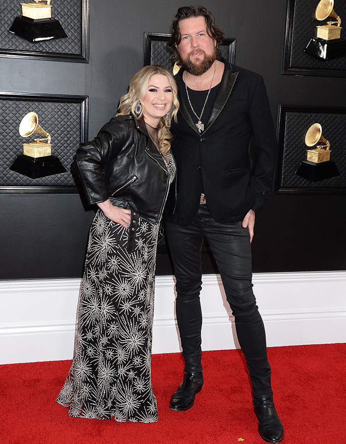Crystal Williams and Zach Williams at the 2020 Grammy Awards