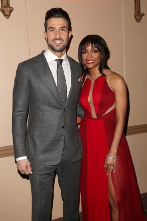 Bryan Abasolo and Rachel Lindsay Go Red For Women RED DRESS COLLECTION 2018 - Backstage, New York, USA - February 8, 2018