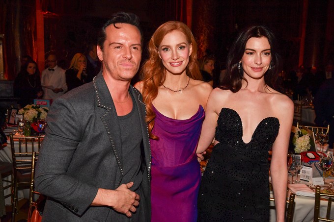 Andrew Scott, Jessica Chastain, and Anne Hathaway