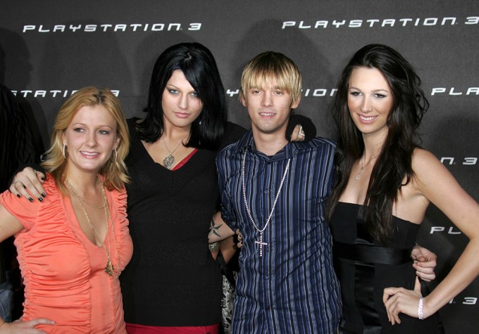 Bobbie Jean, Leslie, Aaron & Angel at the Playstation 3 Launch Party