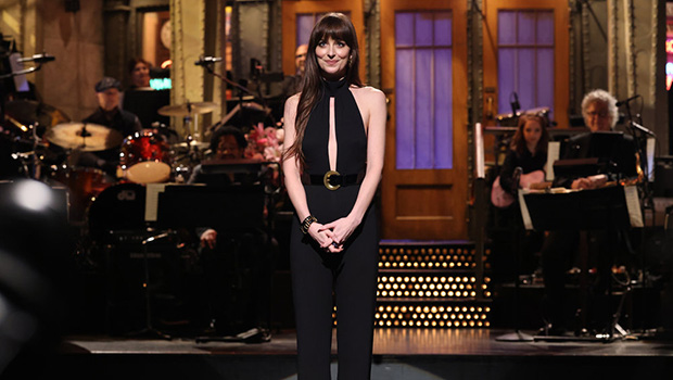 Dakota Johnson Declares Taylor Swift Is ‘Most Powerful Person in America’ in Funny ‘SNL’ Monologue