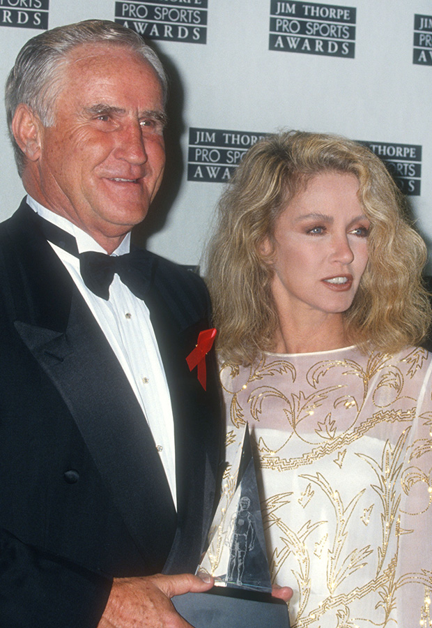 Donna Mills and Don Shula in 1994