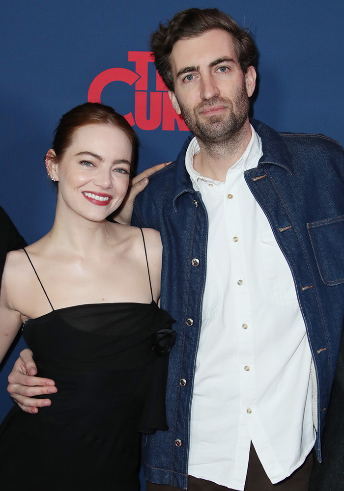 Emma Stone and Dave McCary at the season finale premiere of 'The Curse' 