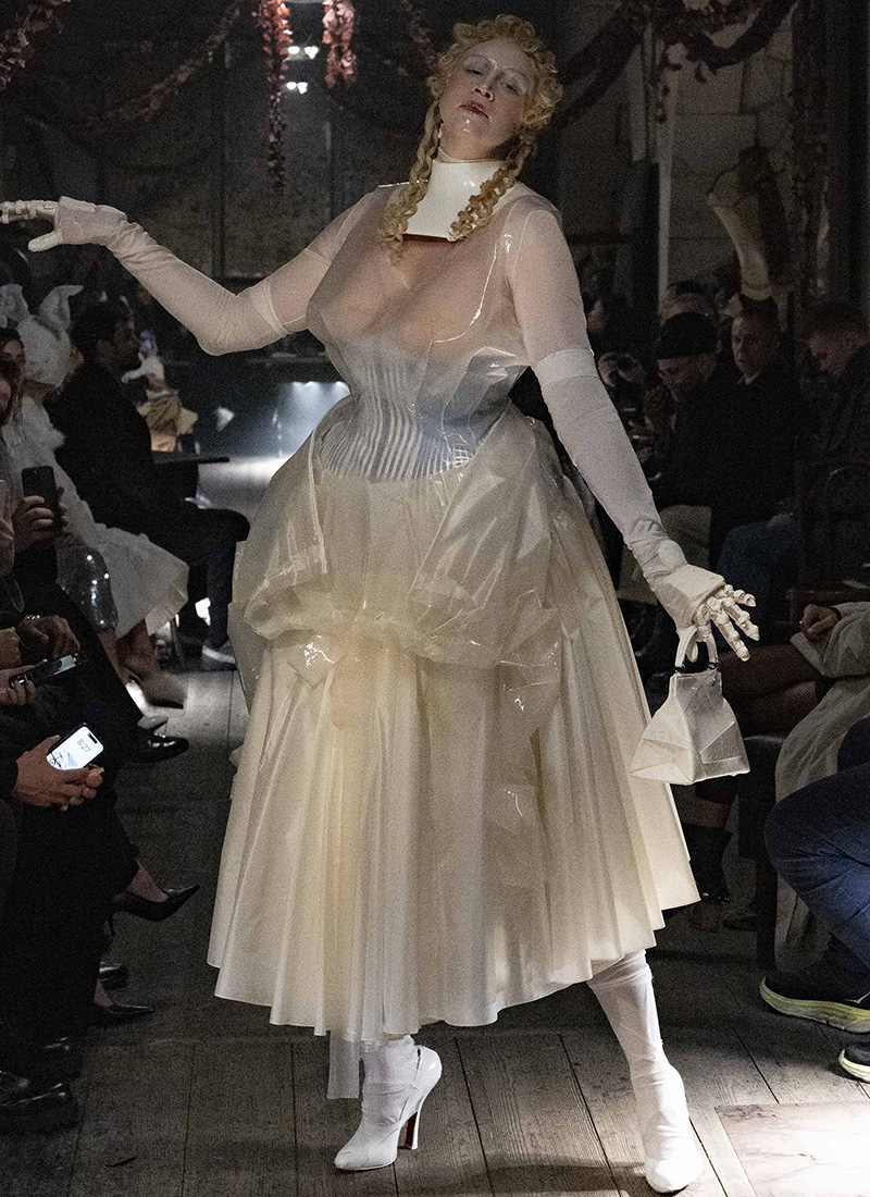 Gwendoline Christie at Paris Fashion Week 2024