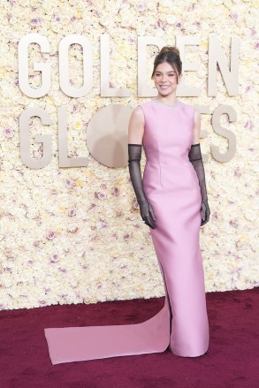 US actor and singer Hailee Steinfeld arrives for the 81st annual Golden Globe Awards ceremony at the Beverly Hilton Hotel in Beverly Hills, California, USA, 07 January 2024. Artists in various film and television categories are awarded Golden Globes by the Hollywood Foreign Press Association.
81st Golden Globe Awards - Arrivals, Beverly Hills, USA - 07 Jan 2024