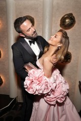 Ben Affleck and Jennifer Lopez at the 81st Annual Golden Globe Awards, airing live from the Beverly Hilton in Beverly Hills, California on Sunday, January 7, 2024, at 8 PM ET/5 PM PT, on CBS and streaming on Paramount+. Photo: Todd Williamson/CBS ©2024 CBS Broadcasting, Inc. All Rights Reserved.
