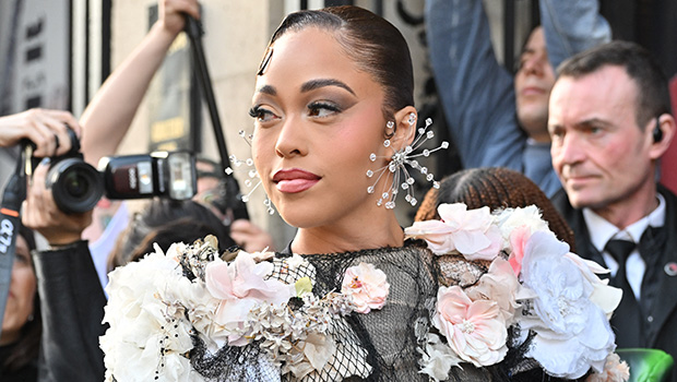 Jordyn Woods Stuns in Skintight See-Through Outfit at Paris Fashion Week With Kylie Jenner & More Celebs