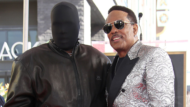Kanye West Wears Black Ski Mask at Charlie Wilson's Walk of Fame Event