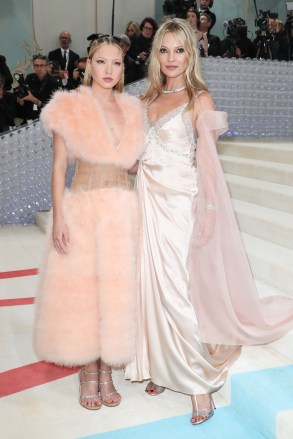 Lila Moss and Kate MossThe Metropolitan Museum of Art's Costume Institute Benefit, celebrating the opening of the Karl Lagerfeld: A Line of Beauty exhibition, Arrivals, New York, USA - 01 May 2023