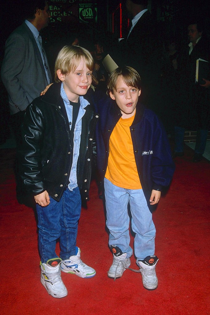 Macaulay and Kieran Culkin in 1991