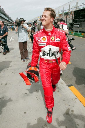 Michael Schumacher
MICHAEL SCHUMACHER AND FERRARI ARE VICTORIOUS AT THE MELBOURNE FORMULA ONE GRAND PRIX, AUSTRALIA - 5 MAR 2004