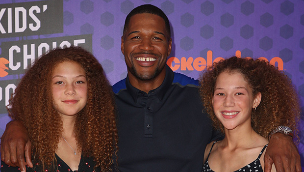 Michael Strahan and daughters Isabella and Sophia