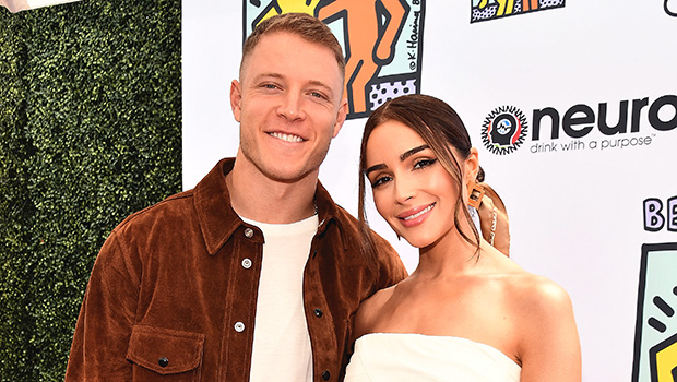 olivia culpo, christian mccaffrey