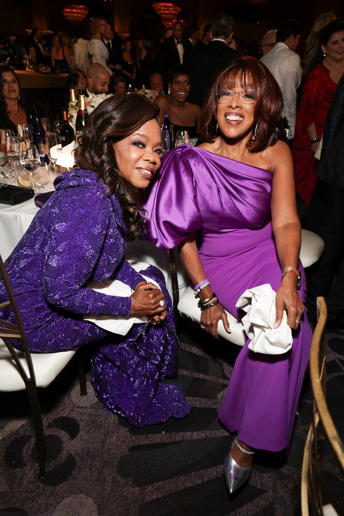 Oprah Winfrey and Gayle King