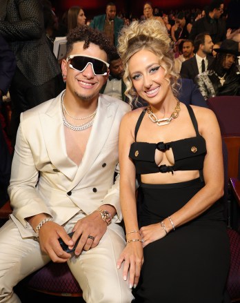 HOLLYWOOD, CALIFORNIA - JULY 12: (L-R) Patrick Mahomes and Brittany Mahomes attend The 2023 ESPY Awards at Dolby Theatre on July 12, 2023 in Hollywood, California. (Photo by Kevin Mazur/Getty Images)