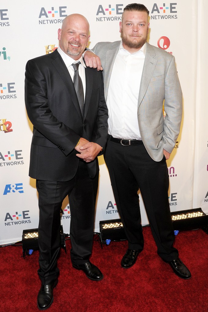 Rick Harrison and Corey Harrison in 2015