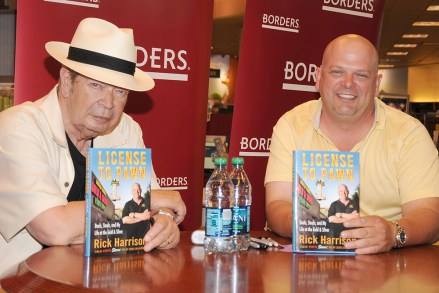 Richard Harrison and Rick HarrisonRick Harrison 'License to Pawn' book signing at Borders bookshop, Las Vegas, America - 10 Jun 2011