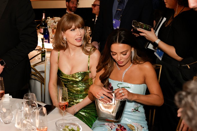 Taylor Swift and Keleigh Sperry at Their Table