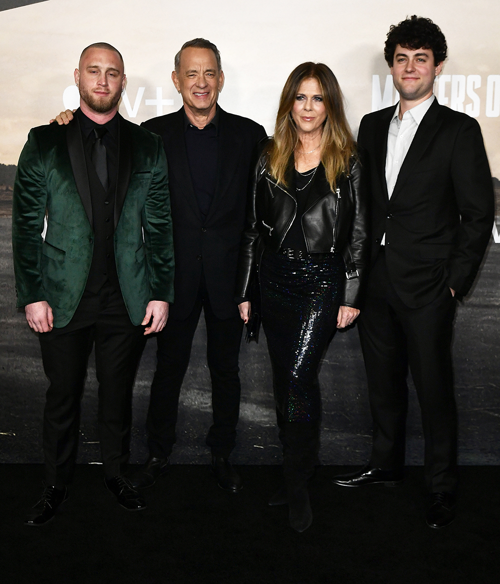 Chet Hanks, Tom Hanks, Rita Wilson, Truman Hanks
'Masters of the Air' World Premiere, Los Angeles, California, USA - 10 Jan 2024