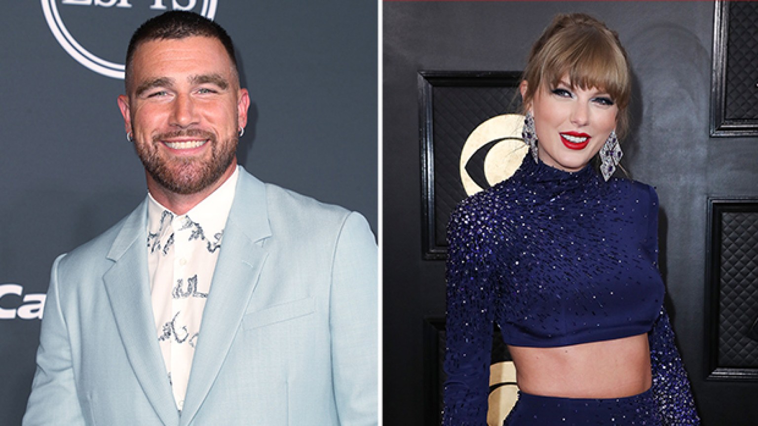 Travis Kelce Wears Striped Outfit & Fans Compare It to Taylor Swift’s ...