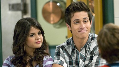 Selena Gomez and David Henrie in Wizards of Waverly Place