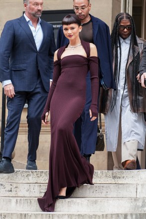 Zendaya 
attending the Fendi Haute Couture Spring/Summer season 2024 insist as a part of Paris Vogue Week on January 25, 2024 in Paris, France.
Fendi insist, Inaugurate air Arrivals, Haute Couture Vogue Week, Paris, France - 25 Jan 2024