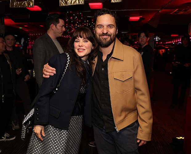 Zooey Deschanel and Jake Johnson Have a Mini 'New Girl' Reunion