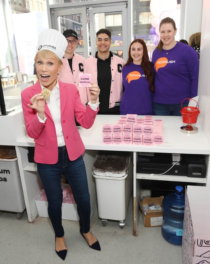 Barbara Corcoran Attends Semrush And Crumbl`s National Random Acts of Kindness Day Event