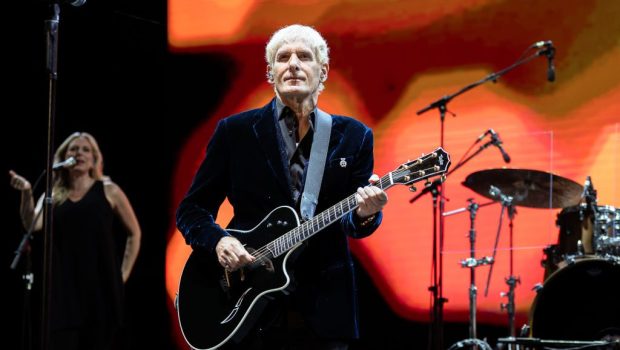 MALAGA, SPAIN - JUNE 30: Michael Bolton performs on stage during Starlite Occident 2023 at Cantera de Nagüeles on June 30, 2023 in Malaga, Spain. (Photo by STARLITE/Redferns)