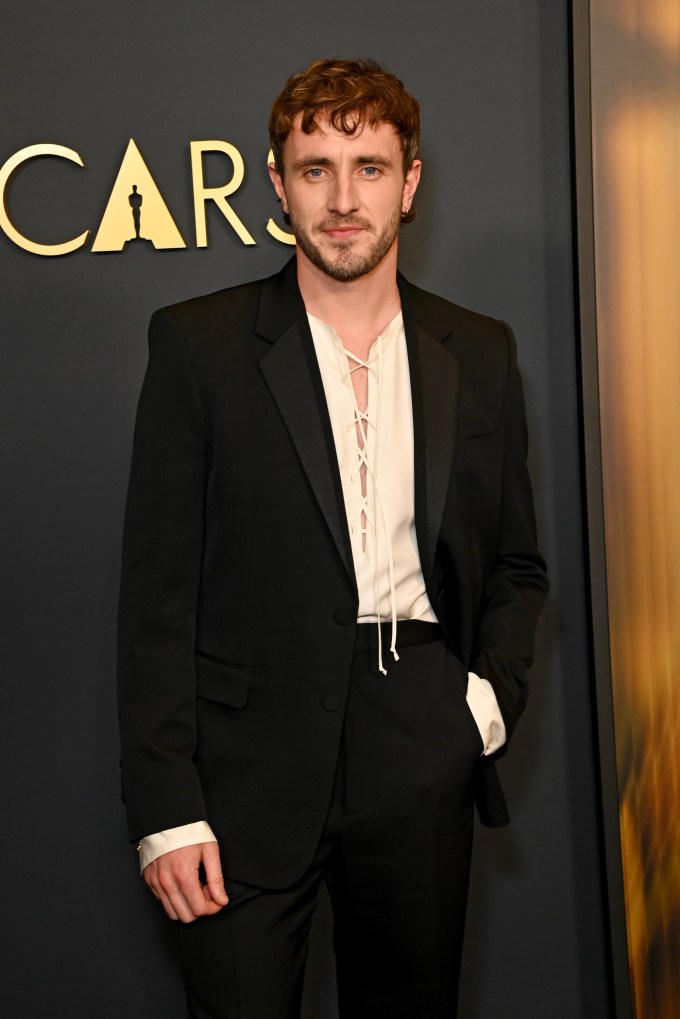 Paul Mescal at the 2024 Governors Awards