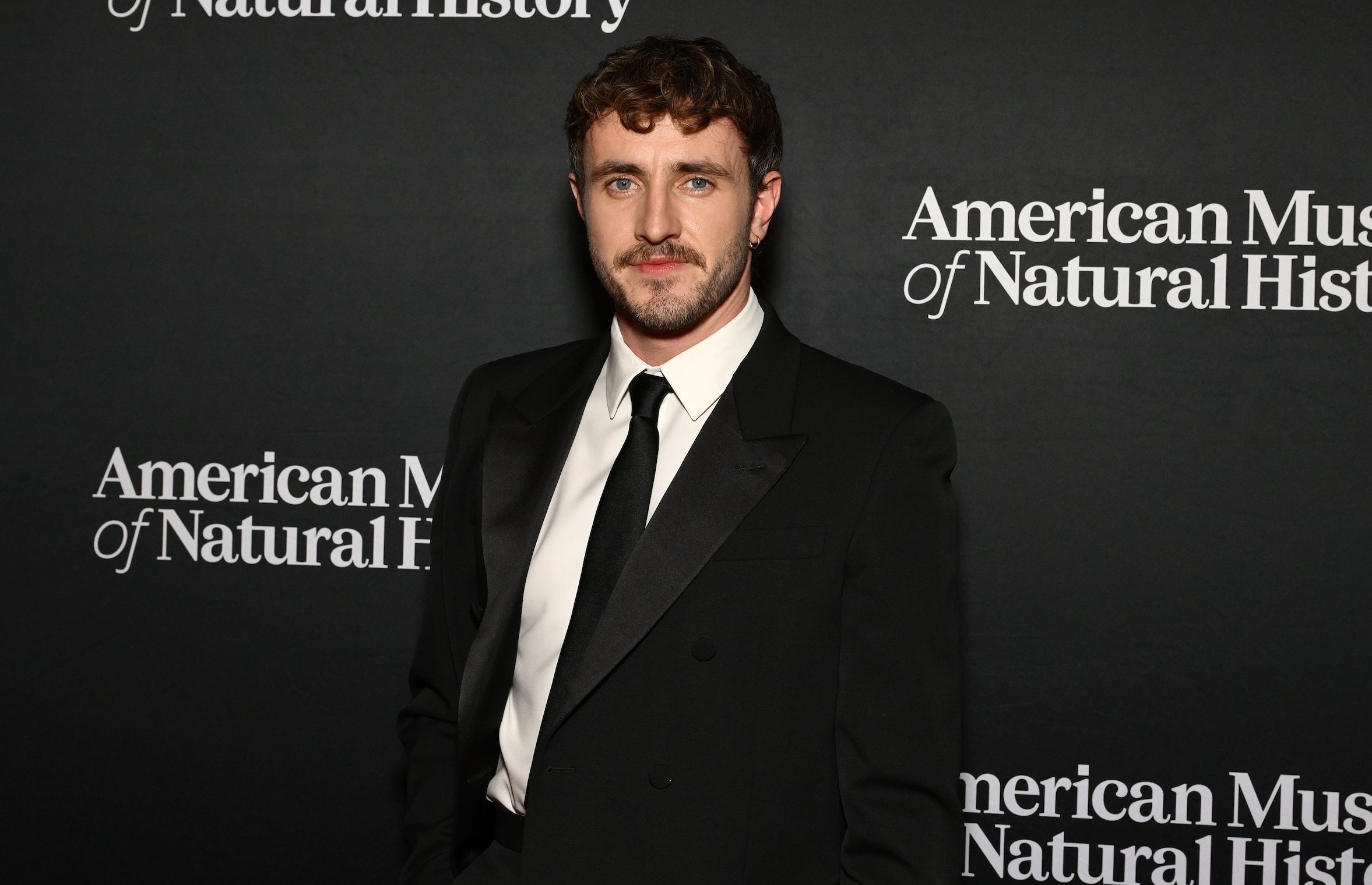 NEW YORK, NEW YORK - DECEMBER 05: Paul Mescal attends The American Museum of Natural History's 2024 Museum Gala at American Museum of Natural History on December 05, 2024 in New York City.  (Photo by Slaven Vlasic/Getty Images for the American Museum of Natural History)