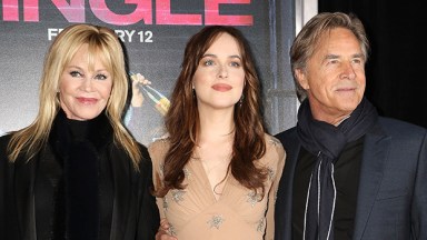 Melanie Griffith, Dakota Johnson and Don Johnson