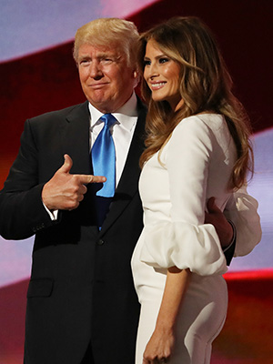 Donald Trump and Melania Trump