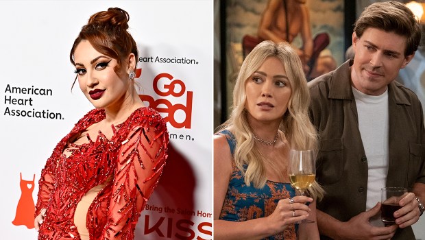 Francia Raisa at the Go Red for Women event; Hilary Duff in How I Met Your Father