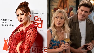 Francia Raisa at the Go Red for Women event; Hilary Duff in How I Met Your Father