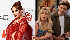 Francia Raisa at the Go Red for Women event; Hilary Duff in How I Met Your Father